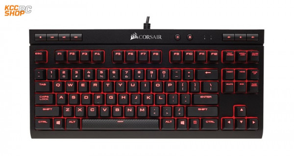 Bàn phím cơ Corsair K63 Cherry MX Red (USB/Red Led) (CH-9115020-NA)