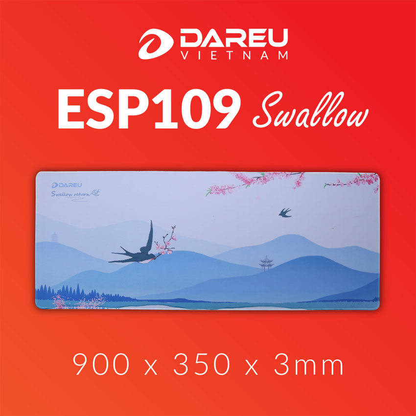 Bàn di chuột DAREU ESP109 SWALLOW (900 x 350 x 3mm)
