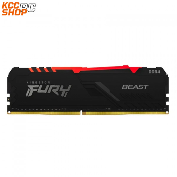 Ram Desktop Kingston Fury Beast RGB (KF432C16BB1A/16) 16GB (1x16GB) DDR4 3200Mhz