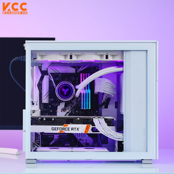 Vỏ Case Jonsbo D41 Mesh White Mid Tower Màu Trắng