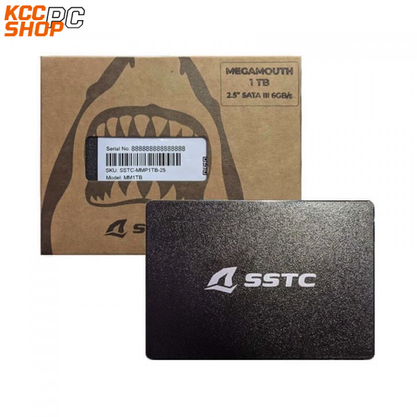 Ổ Cứng SSD 1TB SSTC Megamouth | Sata III, 2.5 inch, SSTC-MMP1TB-25