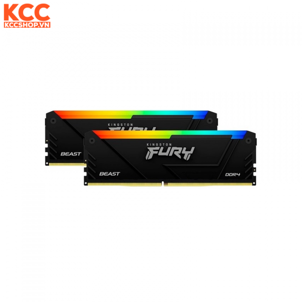 Ram Kingston Fury Beast RGB 16GB 3600MHz DDR4 Kit of 2 (KF436C17BB2AK2/16)