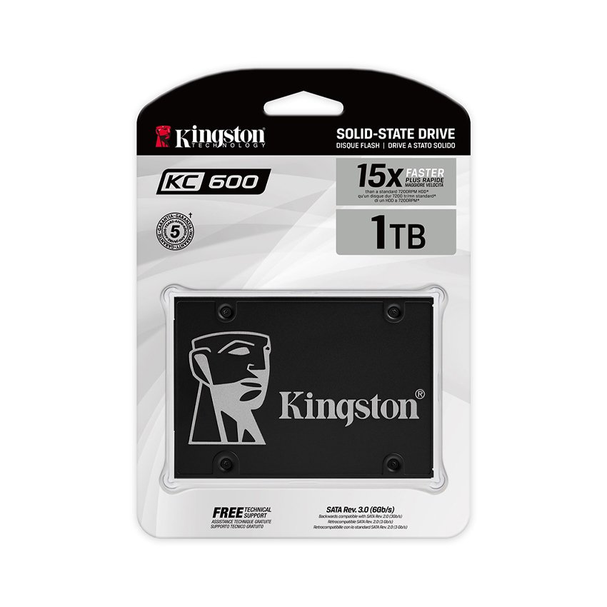 Ổ cứng SSD Kingston KC600 1024GB 2.5 inch SKC600/1024GB SKC600/1024G