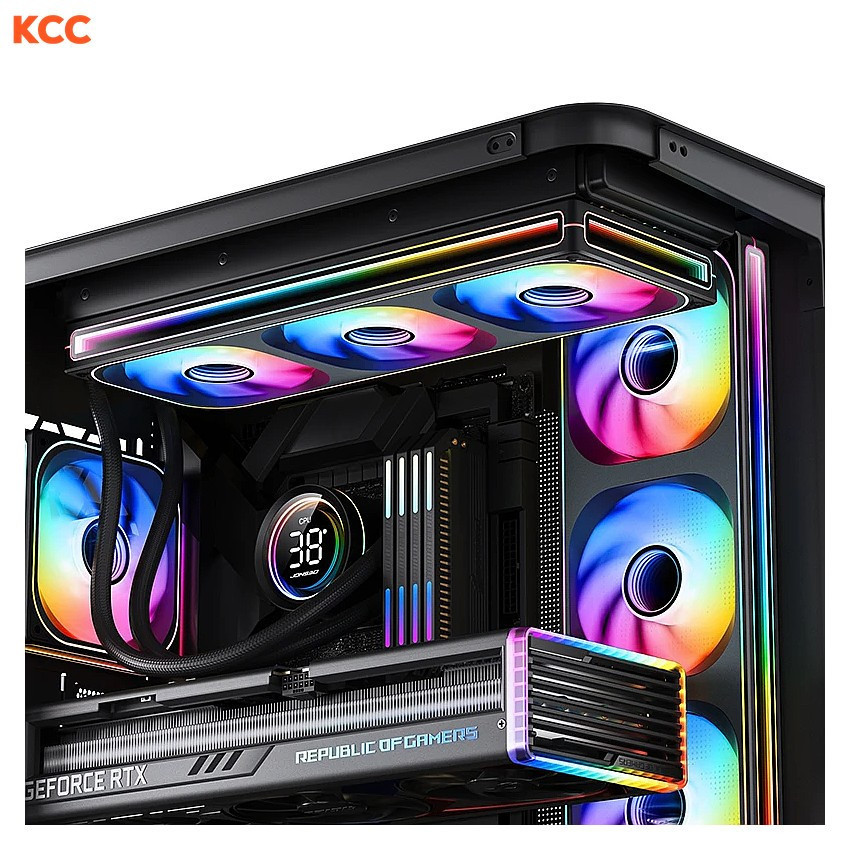 Fan Case Tản Nhiệt Jonsbo ZB-360B (Black - Xuôi)
