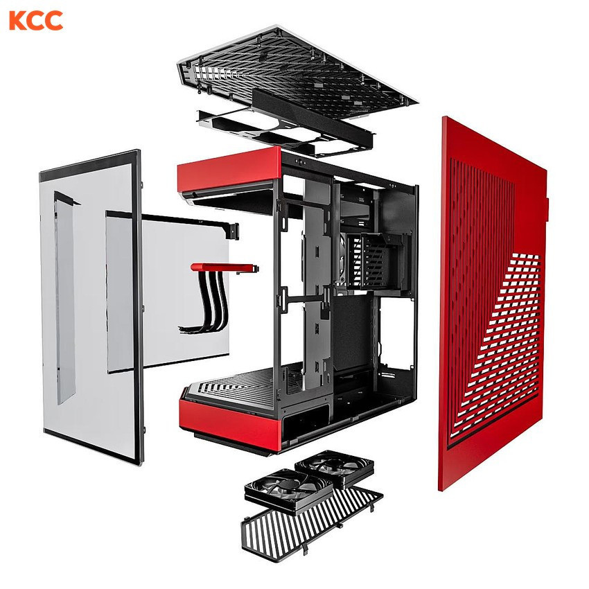 Vỏ case HYTE Y60 Black Red (CS-HYTE-Y60-BR)