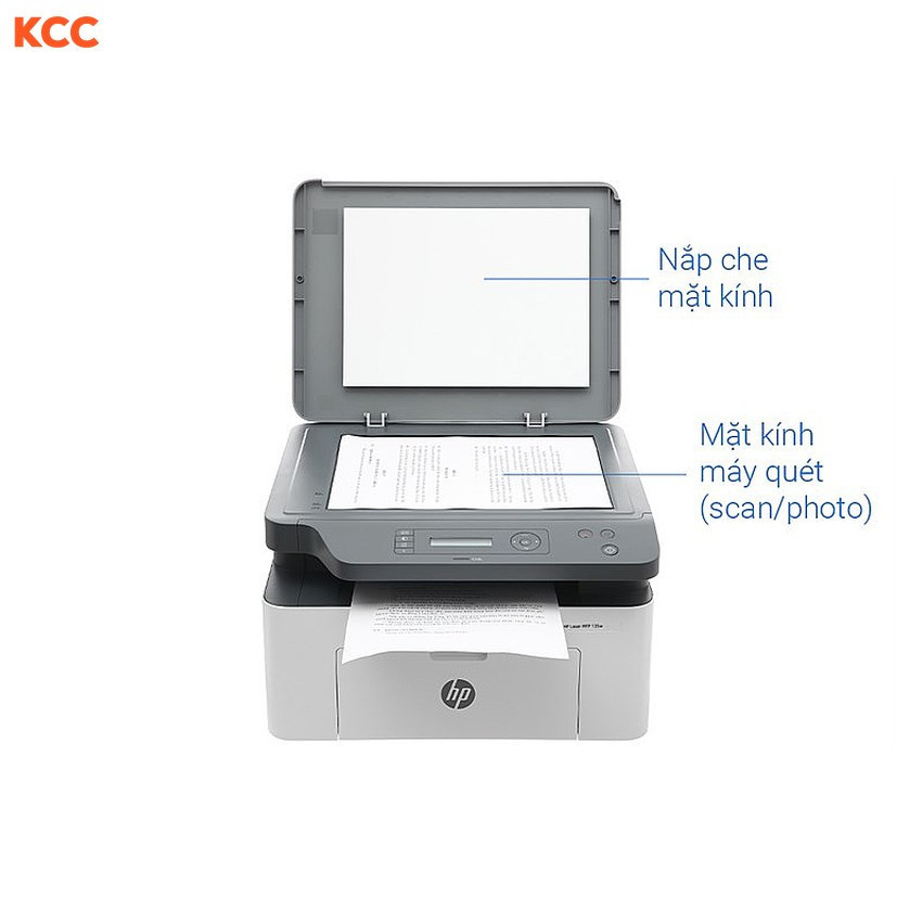 Máy in laser đen trắng HP 135W - 4ZB83A (A4/A5/ In/ Copy/ Scan/ USB/ WIFI)