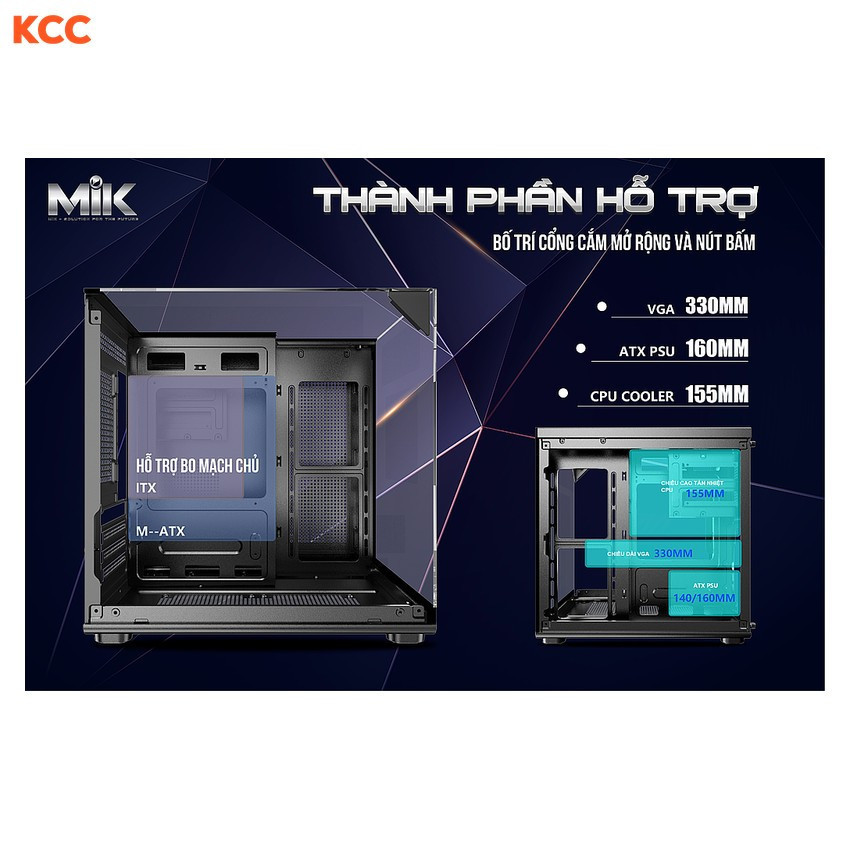 Vỏ case MIK G3 PRISM GLASS M