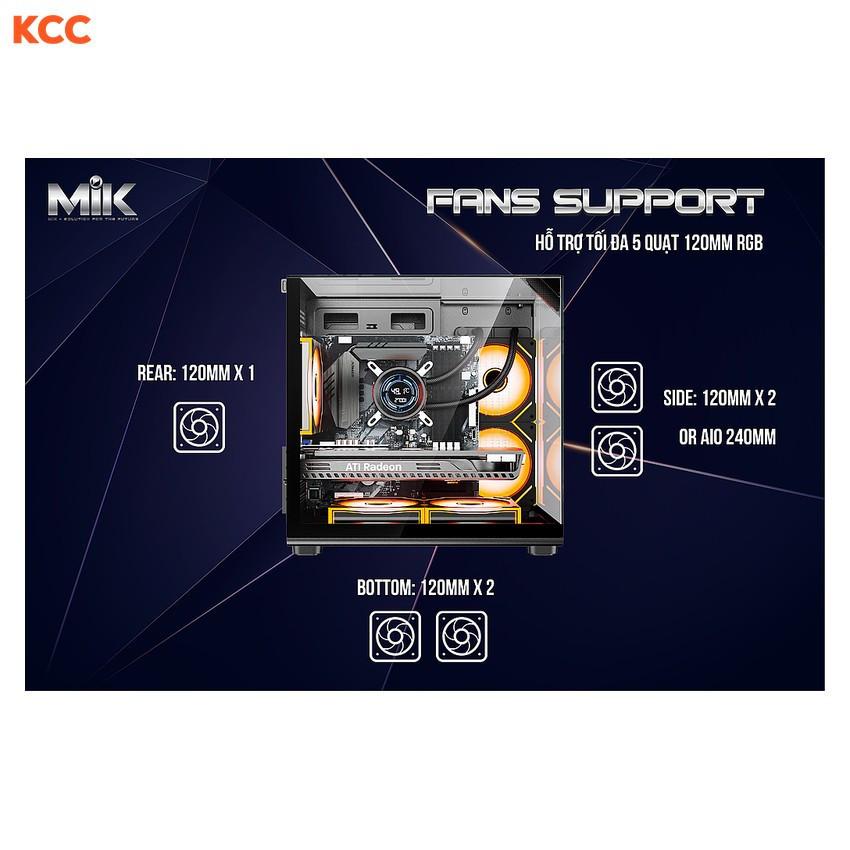 Vỏ case MIK G3 PRISM GLASS M