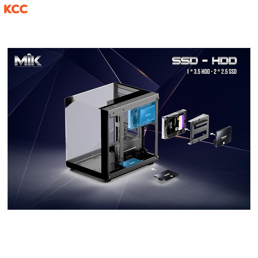 Vỏ case MIK G3 PRISM GLASS M