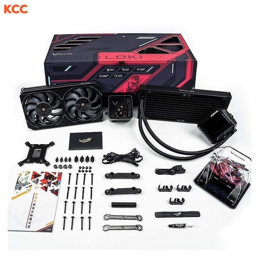 Tản nhiệt nước AIO Valkyrie V240 LOKI Đỏ Đen