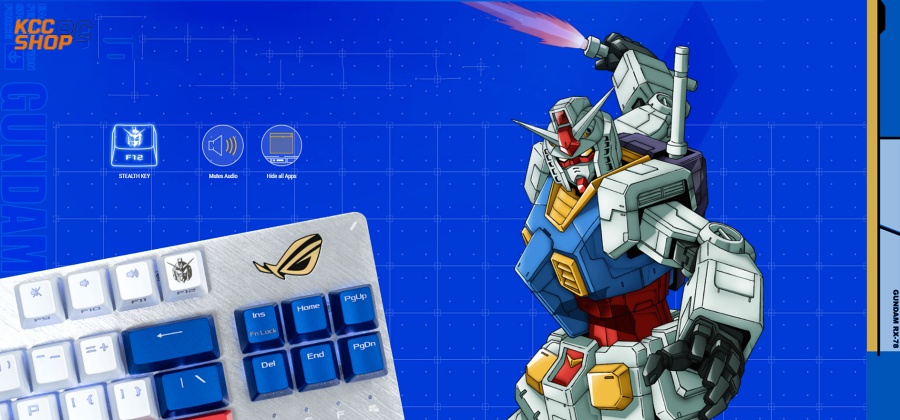 Bàn phím Asus ROG Strix Scope TKL Gundam