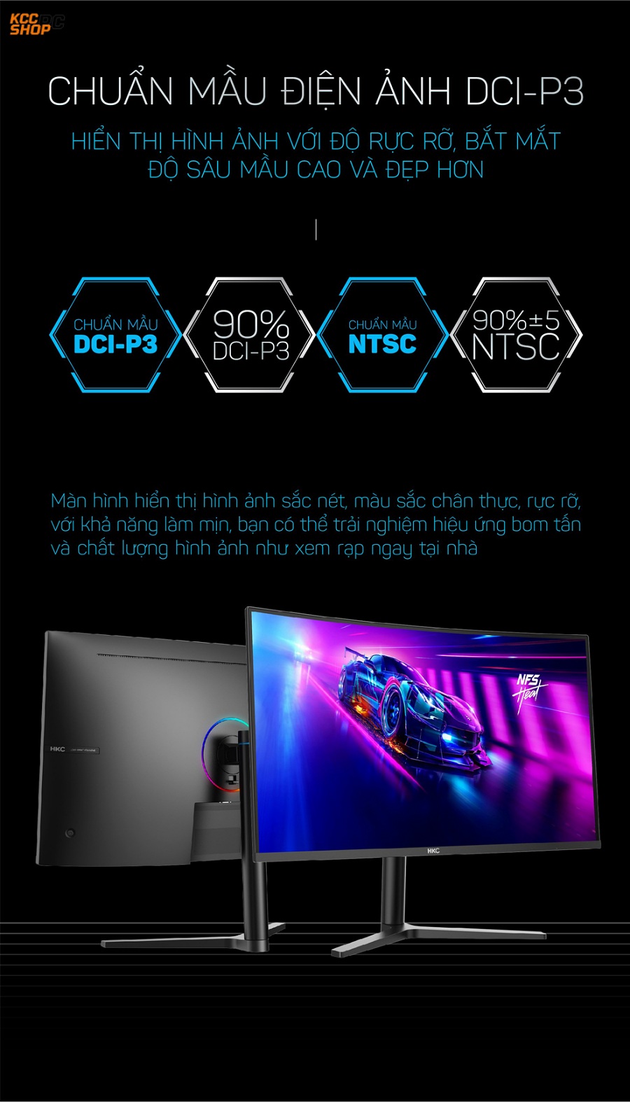 Màn hình cong HKC 34inch VA 144Hz WQHD - MB34A4Q (ID: 3594)