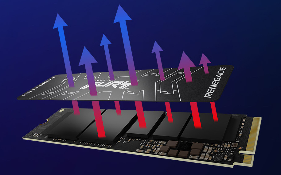 Ổ cứng SSD Kingston FURY Renegade 500GB NVMe PCIe Gen 4.0 