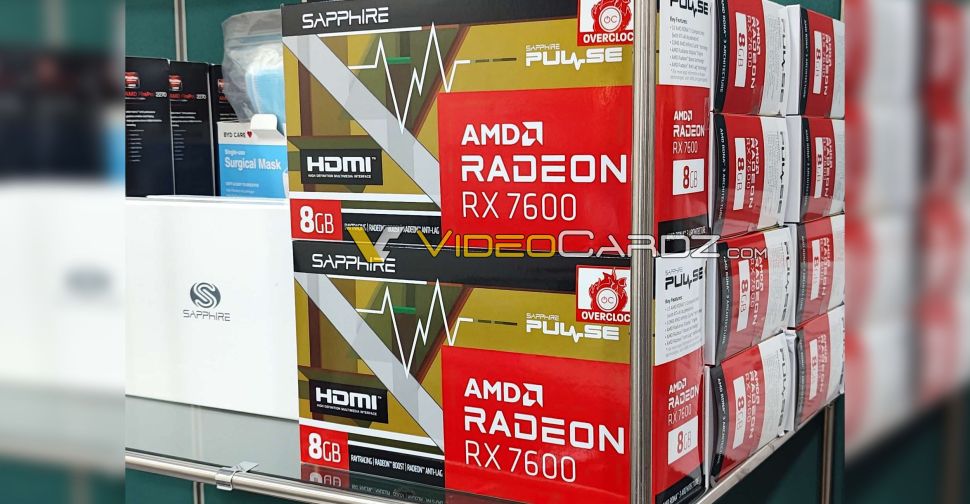 AMD's Radeon RX 7600 được niêm yết tại Singapore với mức giá xấp xỉ 400 đô la