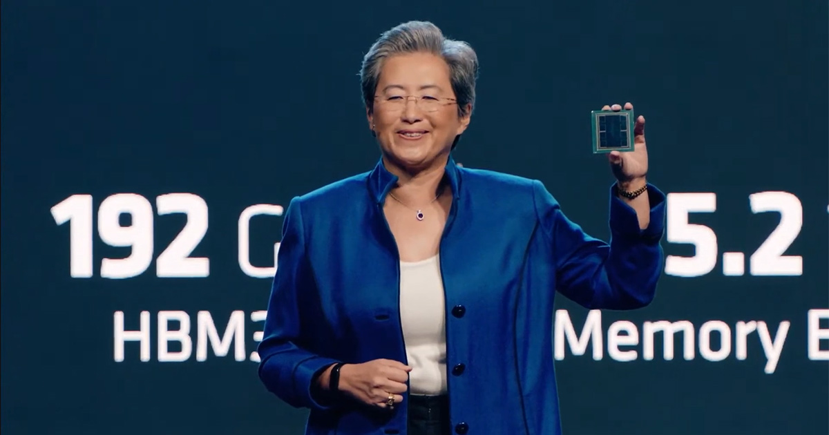 Lisa Su phát hành chip AI cực mạnh, tuyên bố đối đầu với Jensen Huang của NVIDIA