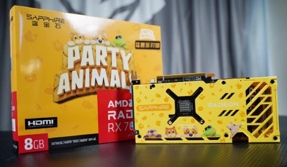 Radeon RX 7600 Party Animals từ Sapphire: Cuộc Tiệc Của Những 