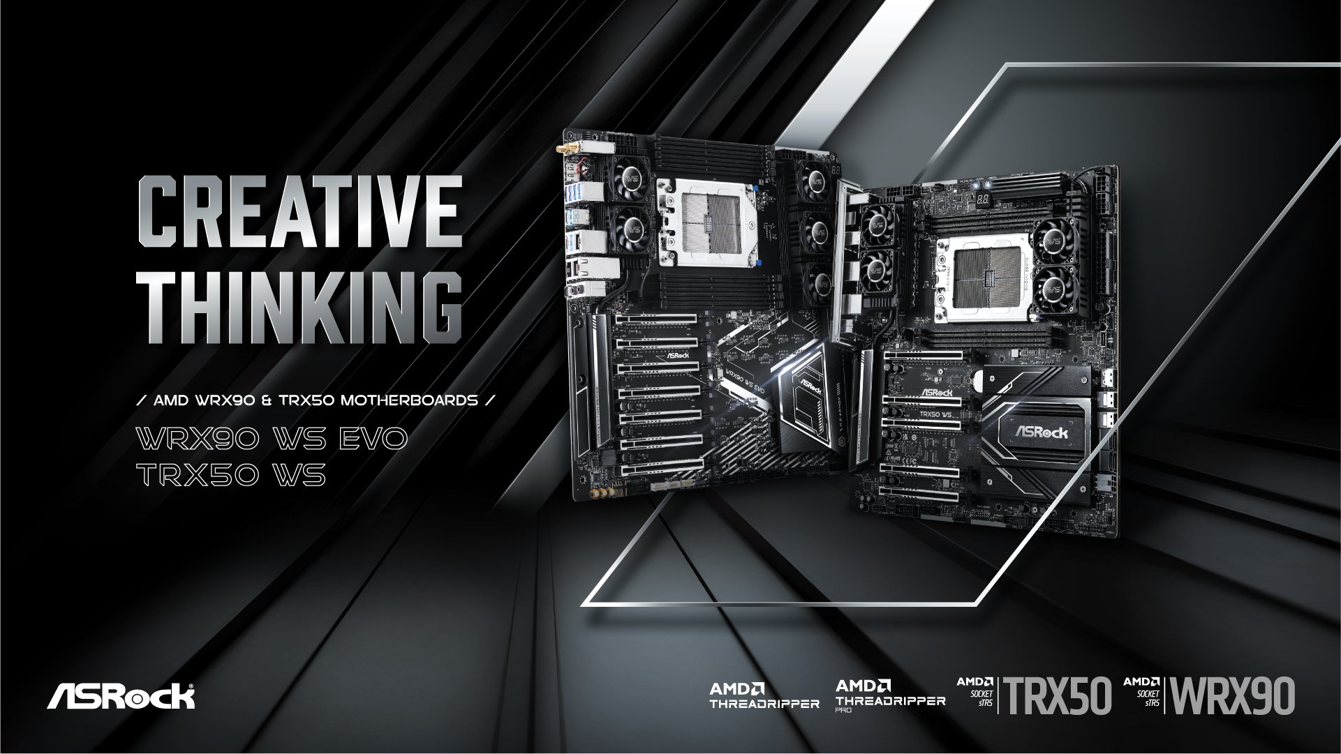 ASRock ra mắt bo mạch chủ mới AMD WRX90 và TRX50 nhằm tối ưu hóa năng suất cho người sáng tạo và lĩnh vực Machine Learning