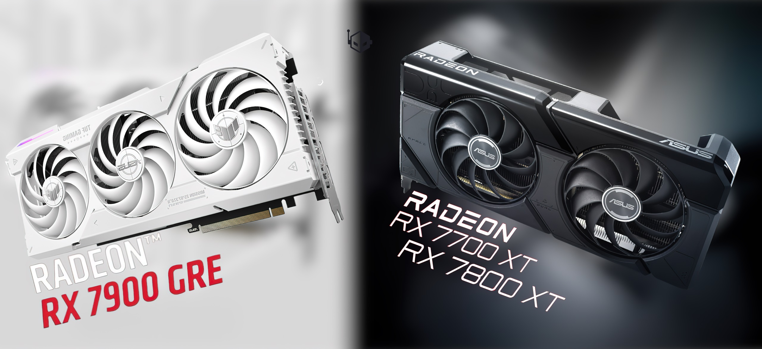 ASUS Giới Thiệu Radeon RX 7900 GRE TUF White, RX 7800 XT & RX 7700 XT Dual Custom “RDNA 3” GPUs