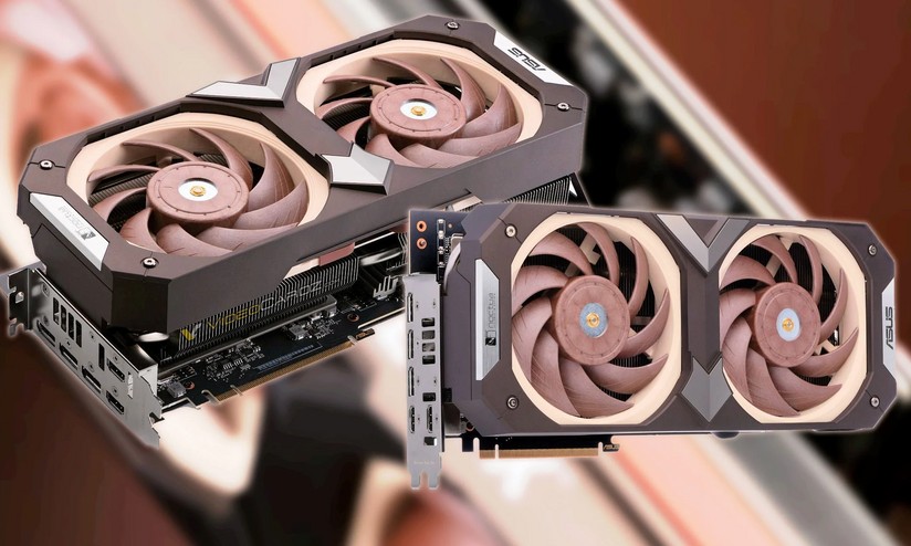 ASUS GeForce RTX 4080 SUPER Noctua OC Edition GPU đã được chụp hình: Tản nhiệt 4 khe lớn và lên đến 2640 MHz