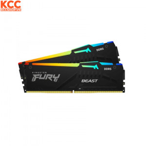 Ram Kingston Fury Beast RGB 64GB DDR5 6000MHz Kit of 2 (KF560C40BBAK2-64)