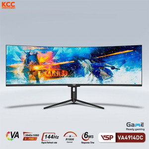 Màn hình gaming VSP VA4914DC (49 inch/DFHD/VA/144Hz/6ms/Cong)