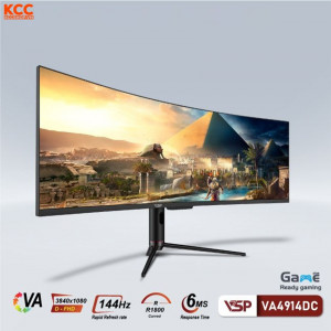 Màn hình gaming VSP VA4914DC (49 inch/DFHD/VA/144Hz/6ms/Cong)