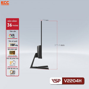 Màn hình gaming VSP V2204H (21.5 inch/FHD/VA/100Hz/5ms)