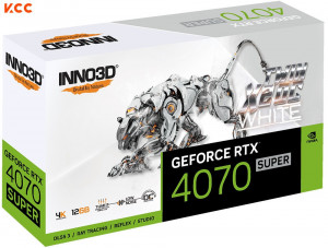 VGA INNO3D GeForce RTX 4070 SUPER TWIN X2 OC 12GB White