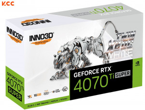 VGA INNO3D GeForce RTX 4070 Ti SUPER TWIN X2 OC WHITE 16GB