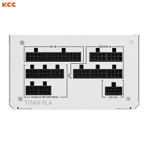 Nguồn máy tính Montech TITAN PLA 1000W 80 Plus Platinum