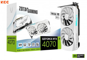 VGA ZOTAC GAMING GeForce RTX 4070 Twin Edge OC White Edition 12GB GDDR6X