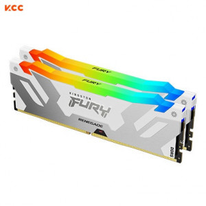 Ram Kingston FURY Renegade RGB (KF564C32RWAK2-32) 32GB (2x16GB) C32 6400MHz DDR5 White
