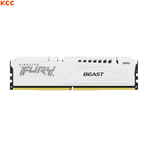 Ram Kingston FURY Beast (KF560C30BWK2-64) 64GB (2x32GB) C30 6000MHz DDR5 White
