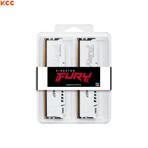 Ram Kingston FURY Beast (KF560C30BWK2-64) 64GB (2x32GB) C30 6000MHz DDR5 White