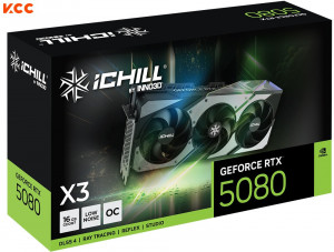 VGA INNO3D GeForce RTX 5080 iCHILL X3 16GB GDDR7