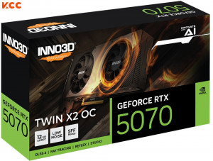 VGA INNO3D GeForce RTX 5070 TWIN X2 OC 12GB GDDR7