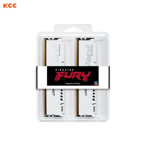 Ram Kingston FURY Beast (KF564C32BWK2-32) 32GB (2x16GB) C32 6400MHz DDR5 White