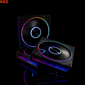 Fan Jungle Leopard Transwarp 120 ARGB - Black