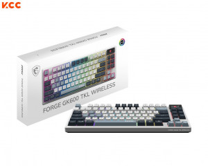 Bàn phím gaming MSI FORGE GK600 TKL WIRELESS SKY