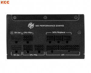 Nguồn máy tính MSI MPG A850GS 850W PCIE5 80 Plus Gold