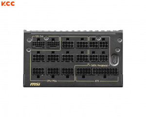 Nguồn máy tính MSI MEG Ai1600T 1000W PCIE5 80 Plus Titanium
