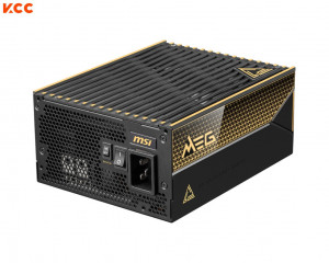 Nguồn máy tính MSI MEG Ai1600T 1000W PCIE5 80 Plus Titanium