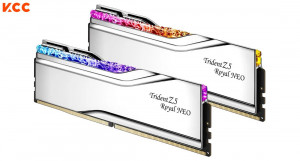 Ram Desktop Gskill Trident Z5 Royal Neo 64GB (36GBx2) CL30 DDR5 6000Mhz Silver (F5-6000J3036G32GX2-TR5NS)