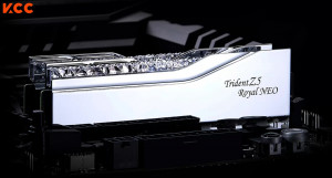 Ram Desktop Gskill Trident Z5 Royal Neo 64GB (36GBx2) CL30 DDR5 6000Mhz Silver (F5-6000J3036G32GX2-TR5NS)