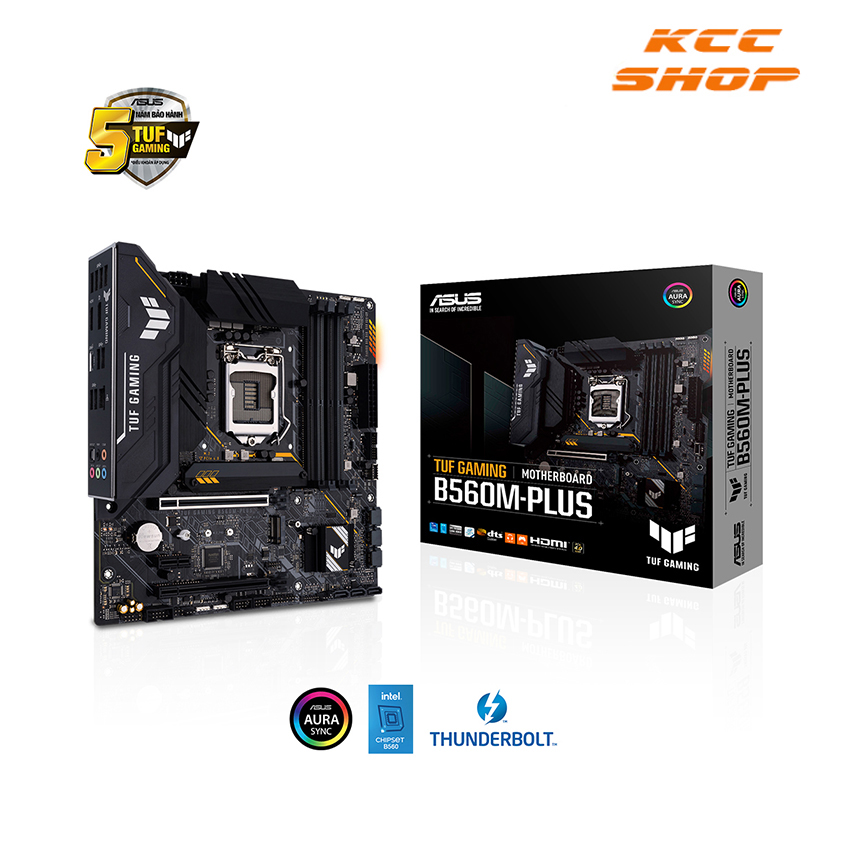 Mainboard ASUS TUF GAMING B560M-PLUS Intel B560, Socket 1200, m-ATX, 4 khe Ram DDR4)