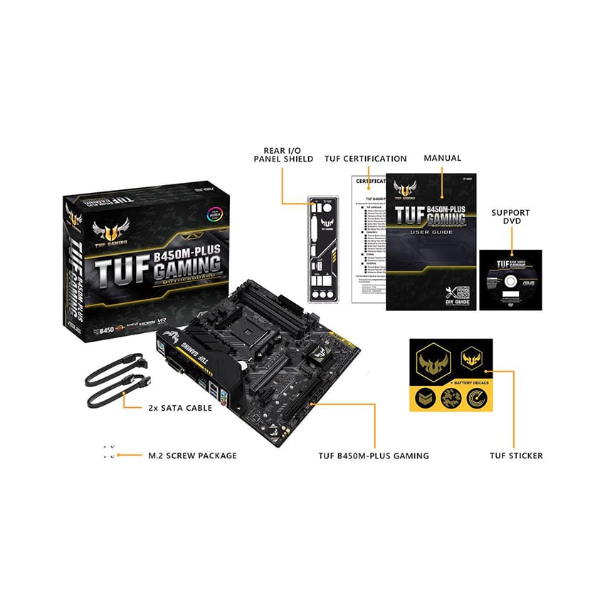 Mainboard Asus TUF B450M PLUS GAMING