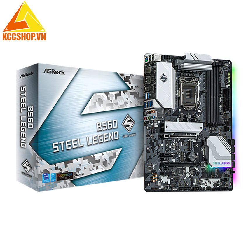 Mainboard ASROCK B560 STEEL LEGEND (Intel B560, Socket 1200, m-ATX, 4 khe Ram DDR4)