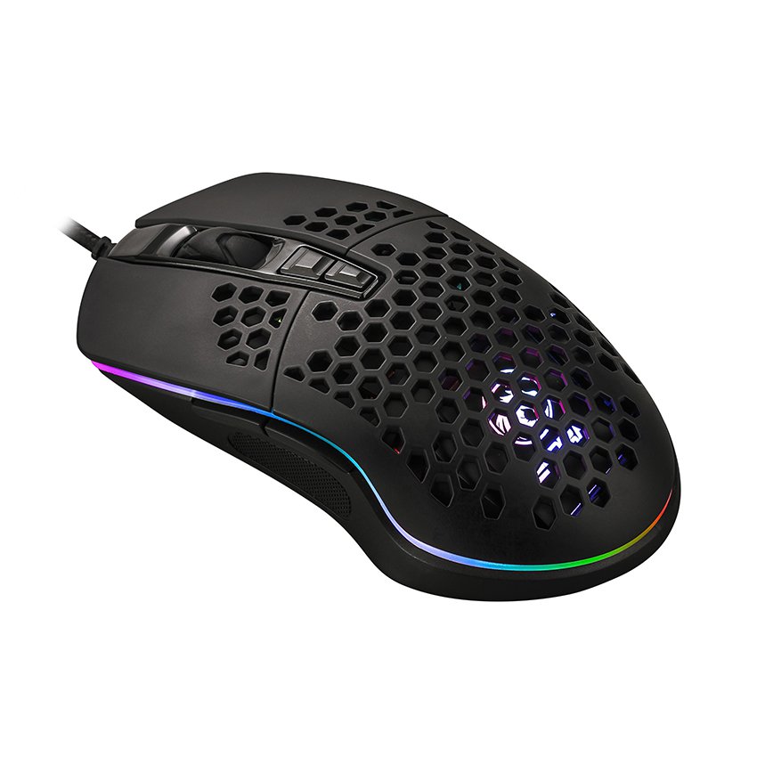Chuột chơi game E-Dra EM616 Black Led RGB 
