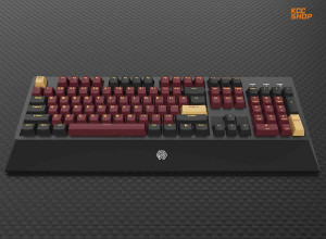 Bàn phím cơ Mojike GK1 Black Red (AKKO sw v2 / LED trắng)