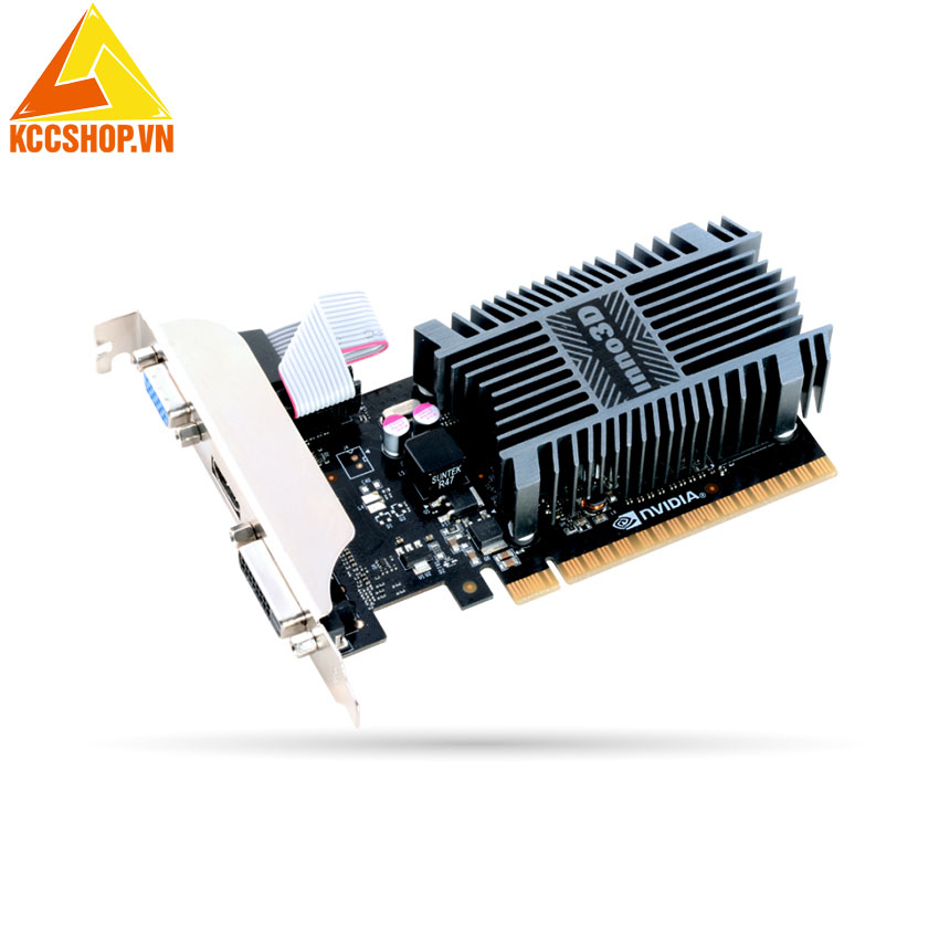Card màn hình Inno3D GT 710 1GB (1GB GDDR3, 64-bit, DVI +HDMI)